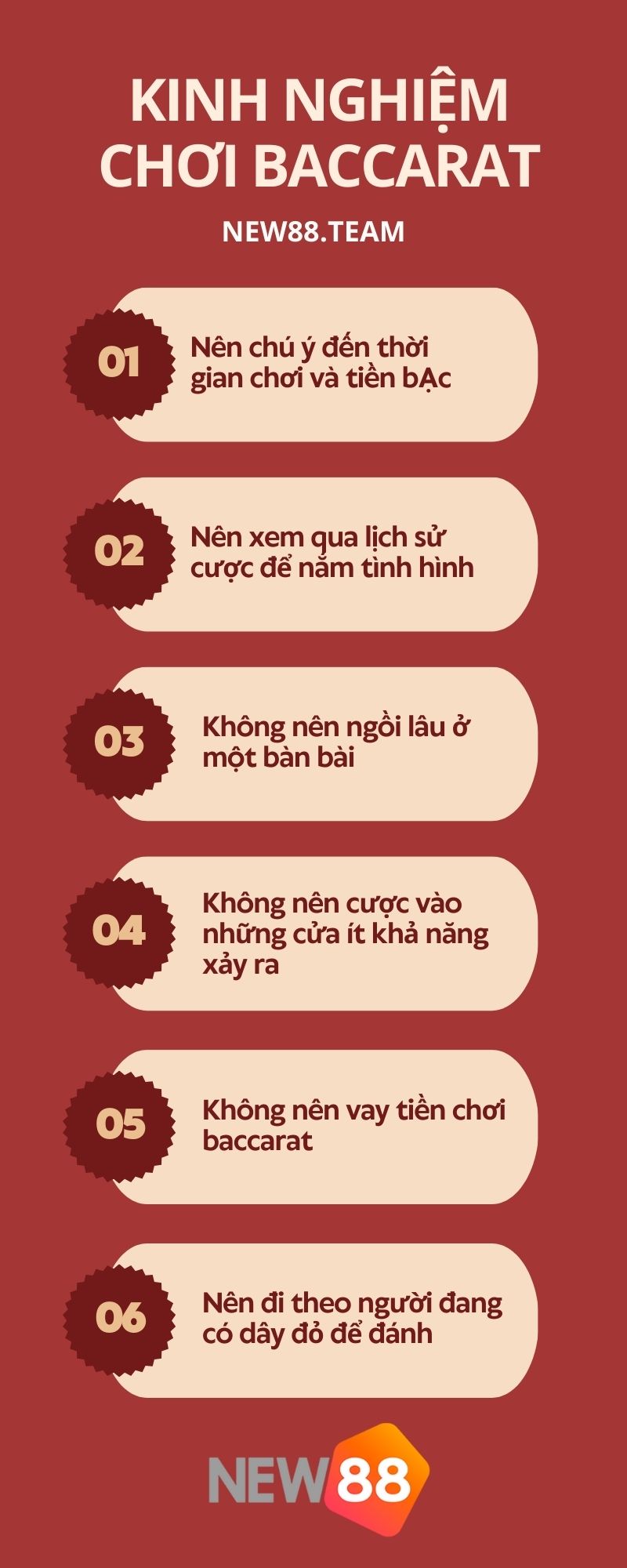 Luật Chơi Bài Bacarat - Kinh Nghiệm Chơi Baccarat Luôn Thắng 3 Kinh nghiệm chơi baccarat