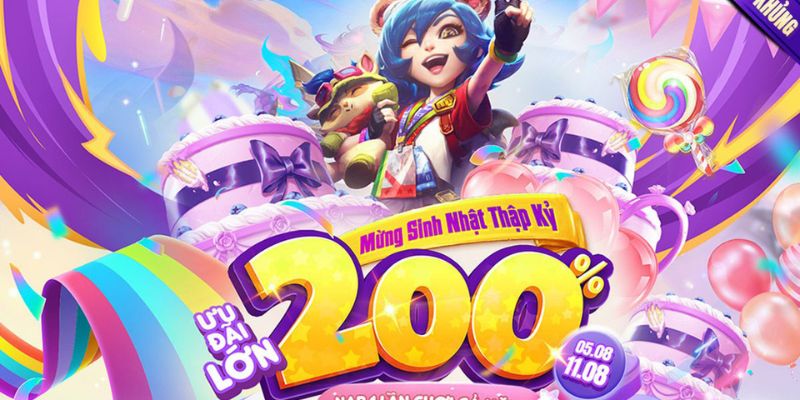 Top 3 Sự Kiện Liên Minh Đình Đám Nhất Thời Gian Vừa Qua 2 Sự kiện chào mừng sinh nhật 10 tuổi của LMHT