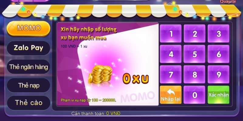 Tham Gia Bắn Cá Bingo Đổi Thưởng Thả Ga Không Biết Chán 3 Hình thức trả thưởng và nạp tiền cực kỳ linh hoạt