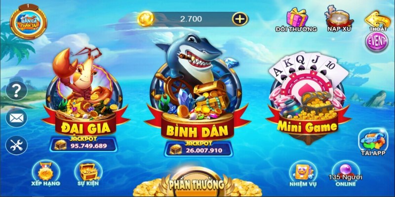 Tổng Hợp Các Game Bắn Cá Đổi Thưởng Thẻ Cào 2024 2 Bắn cá đổi thưởng club Thần Tài cực kỳ uy tín