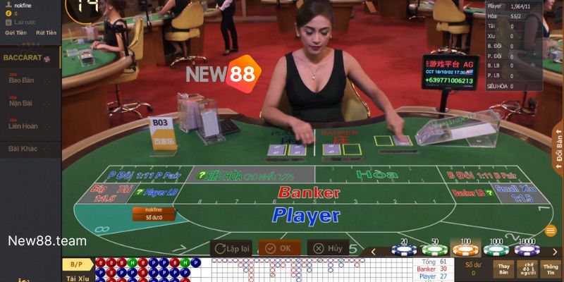 Các bước chơi Baccarat online cực dễ ai cũng biết 2 Hình ảnh dealer chia bài