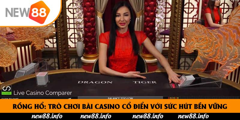 Các sòng chơi rồng hổ online tại New88 với chất lượng hình ảnh sắc nét